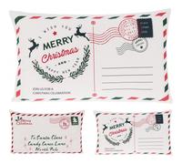 Cuscino Decorativo Cartoline Natale 50x30 Cm. Pezzo Singolo