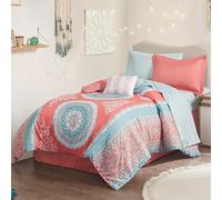 Cuscino decorativo di design intelligente, per tutte le stagioni, poliestere, corallo Loretta, gemello