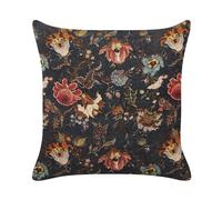 Cuscino decorativo motivo floreale velluto 45x45 cm multicolore Ramonda