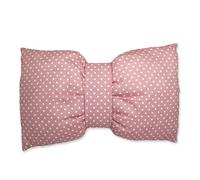 Cuscino Decorativo per la Cameretta dei Bambini Fiocco a Pois, Cuscino in Cotone Imbottito per Bambini realizzato a mano, Arredo e Tessile Cameretta - Rosa