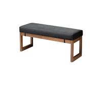 Cuscino decorativo per panca da giardino, extra spesso, 3 cm, lungo 3 cm, colore grigio caldo profondo, 55 x 89 cm, per uso esterno e interno