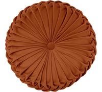 Cuscino decorativo rotondo velluto cm 35 arredo divano sedia letto colori vari