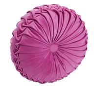 Cuscino decorativo rotondo velluto cm 35 arredo divano sedia letto colori vari