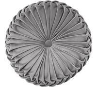 Cuscino decorativo rotondo velluto cm 35 arredo divano sedia letto colori vari