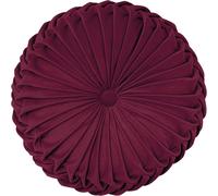 Cuscino decorativo rotondo velluto cm 35 arredo divano sedia letto colori vari
