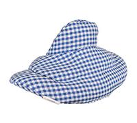 Cuscino del collo, bianco-blu. Cuscino termico con semi di colza. Cuscino cervicale, terapia caldo e freddo