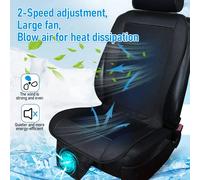 Cuscino del sedile dell'aria fredda estiva per auto con distanziatore 3D DC 12V con sedile di ventilazione a soffiaggio rapido a 8 ventole Sedile refrigerato Pat di raffreddamento
