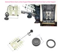 cuscino del sedile di sollevamento manuale in nylon per auto supporto lombare posteriore girevole interruttore di rotazione massaggio vibrazione assistenza sanitaria seggiolino auto per bambini