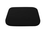 Cuscino del sedile di supporto for cuscino for divano in memory foam | Misure multiple multicolori for divano, sedia da ufficio, auto, seduta lunga: supporto lombare(Black,40x40x3.5cm)