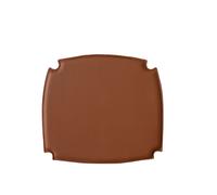 Cuscino Del Sedile Disegnato Per Pelle Cognac HM3