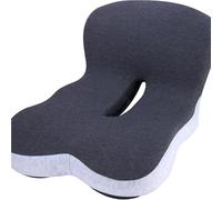 Cuscino del Sedile in Memory Foam con Supporto for la Schiena Cuscino ergonomico for Sedia for alleviare Il Dolore del Comfort dell'auto da Ufficio(Grey2)
