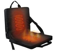 Cuscino del sedile riscaldato, sedia da esterno riscaldata pieghevole riscaldante a 3 livelli con maniglia, sedili da stadio riscaldati portatili regolabili per gradinate (senza power bank) Sedile da