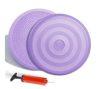 Cuscino d'equilibrio con pompa, diametro di 34 cm, cuscino gonfiabile, cuscino ortopedico, cuscino di equilibrio, cuscino instabile, cuscino di equilibrio per allenamento del tronco, allenamento della
