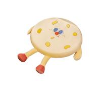 Cuscino di Biscotto Rotondo Biscotto Peluche Realistico Cibo Spuntino Cuscino del Sedile Peluche Giocattolo Accessorio Regalo Giallo