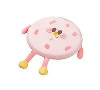Cuscino di Biscotto Rotondo Biscotto Peluche Realistico Cibo Spuntino Cuscino del Sedile Peluche Giocattolo Accessorio Regalo Rosa