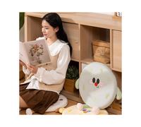 Cuscino di Biscotto Rotondo Biscotto Peluche Realistico Cibo Spuntino Cuscino del Sedile Peluche Giocattolo Accessorio Regalo Verde