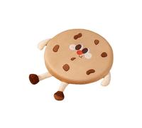 Cuscino di Biscotto Rotondo Biscotto Peluche Realistico Cibo Spuntino Cuscino del Sedile Peluche Giocattolo Accessorio Regalo Marrone
