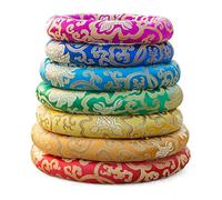 Cuscino Di Canto Broccato Broccato Cuscino, Cuscino For Buddista Sound Bowl Nepal 7 Taglie Opzionale, Perfetta Corrispondenza Della Ciotola Di Canto, O-ring Broccato In Seta (Size : KIT 8-14 INCH)