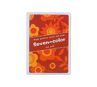 Cuscino di inchiostro portatile 7 colori lavabile per bambini impronte digitali studenti scuola timbri casa scrapbooking impronte digitali bambini adulti carta di timbri fare
