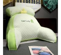 Cuscino di Lettura del Letto, Comodo Cuscino di Lettura Rimovibile E Facile da Pulire Cuscino Multifunzionale dello Schienale Leggere Rilassarsi Guardare La TV (23,6 X 15,7 X 7,8 Pollici),Style B