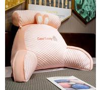 Cuscino di Lettura del Letto, Comodo Cuscino di Lettura Rimovibile E Facile da Pulire Cuscino Multifunzionale dello Schienale Leggere Rilassarsi Guardare La TV (23,6 X 15,7 X 7,8 Pollici),Style A