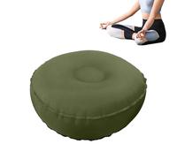 Cuscino di meditazione: cuscino gonfiabile per pavimento, cuscino per poggiapiedi con base antiscivolo, comodi cuscini per pavimento, sedile rinforzato portatile per rilassamento, esercizio, uso su