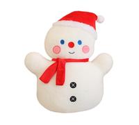 Cuscino di Natale Imbottito Cuscino Peluche Morbido e Soffice da Abbraccio | Cuscino Imbottito Natalizio Per Casa Ufficio Scuola Casale Abitacolo Auto Soggiorno Camera da Letto Divano L B