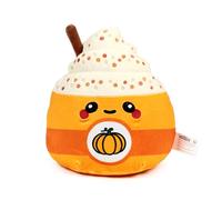 Puckator Cuscino di Peluche Morbidissimo - Hazel il Pumpkin Spiced Latte Kawaii - Foodiemals Squidglys