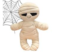Cuscino di peluche - Pumpkin Throw Pillow | Halloween Cuscino in peluche | Giocattoli per cani di Halloween | Bambini Lussuosi Giocattoli Cuscini | Elegante Samhain MummyStuffed Luxurious Doll Squeak