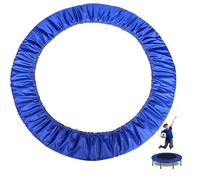 Cuscino di Protezione del Trampolino, ricambi trampolino elastico,Cuscino di Sicurezza di Sostituzione, Resistente ai Raggi UV,Copertura Bordo Imbottitura Protettiva (Blu,1,52m-10 fori)