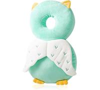 Cuscino di protezione della testa del bambino, cuscino per zaino regolabile e traspirante per tutti,adatto ai bambini che imparano a gattonare e camminare con ginocchiere (Gufo in Peluche)