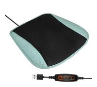 Cuscino di raffreddamento | Cuscino di raffreddamento per auto, copertura ventilata, con ventilatori silenziosi, 3 livelli di velocità, porta USB, per viaggi, giocare e guidare in SUV, berlina e