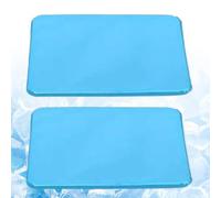Cuscino di raffreddamento Pad Mat 2 Pezzi Acqua Riempimento Mat Cuscino | Cuscino per sedile dell'acqua per bambini, studenti, ufficio, scuola, auto, viaggi, casa, salone di bellezza, sonno notturno