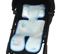 Cuscino di raffreddamento per passeggino - Refrigeratore per seggiolino auto 33 x 70 cm | Cuscino per bambini regolabile e traspirante | Tappetino per passeggino in seta ghiacciata, fodera per sedile