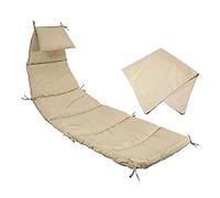Cuscino di ricambio e ombrello per sedia amaca sospesa da esterno, Ideale per Sedia a Dondolo sospesa Chaise, Poltrona All'aperto e Ombrellone per Esterno (B)