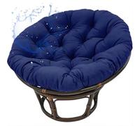 Cuscino di ricambio impermeabile rotondo per sedia a uovo, supporto spesso per interni ed esterni, per qualsiasi condizione atmosferica, tavolo da 80 x 80 cm