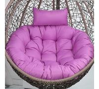 Cuscino di ricambio lavabile for sedia a dondolo sospesa, altalena spessa, cuscini for da giardino for interni ed esterni, rosso(Violet,100CM)