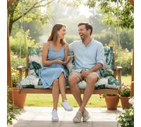 Cuscino di ricambio per panca Cuscino per panca da giardino Cuscino per altalena imbottito Cuscino per sedile di ricambio per altalena da giardino esterno