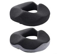 Cuscino di Seat della schiuma di memoria respirabile, cuscino di Seat del cuscinetto del cotone di memoria smontabile per sollievo del coccige per la sedia a