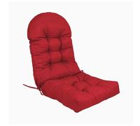 Cuscino di sedia Adirondack in alto, cuscino per sedia a dondolo impermeabile, cuscini per patio per mobili per esterni,Rosso