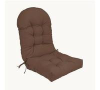 Cuscino di sedia Adirondack in alto, cuscino per sedia a dondolo impermeabile, cuscini per patio per mobili per esterni,Marrone
