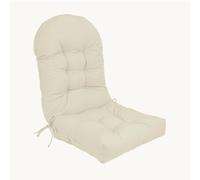 Cuscino di Sedia Adirondack in Alto, Cuscino per Sedia a Dondolo Impermeabile, Cuscini per Patio per mobili per Esterni,Beige