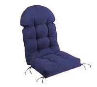 Cuscino di sedia Adirondack in alto, cuscino per sedia a dondolo impermeabile, cuscini per patio per mobili per esterni,Navy blue