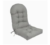 Cuscino di Sedia Adirondack in Alto, Cuscino per Sedia a Dondolo Impermeabile, Cuscini per Patio per mobili per Esterni,Light Gray
