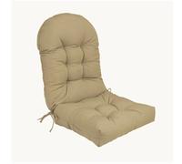 Cuscino di Sedia Adirondack in Alto, Cuscino per Sedia a Dondolo Impermeabile, Cuscini per Patio per mobili per Esterni,Cachi