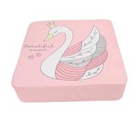 Cuscino di sedile per booster per bambini per tavolo da pranzo Slip Spesso Spesso Calco di cartone animato Canciute sedia a cuscinetto che aumenta il cuscino portatile per acqua (Cigno)