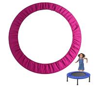 Cuscino di sicurezza rotondo da 81,3 cm, resistente ai raggi UV e impermeabile, adatto per trampolini da 81 a 101 cm, 6 fori, colore nero, essenziale per la sicurezza dei bambini