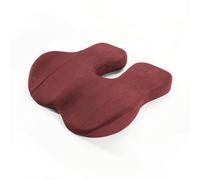 Cuscino di Sollevamento per Sedile Auto con Nucleo in Memory Foam E Base Stabile per Migliorare La Della Strada Adatto per Lezioni di Guida E, Rosso vulcano, Rosso Vulcano, Modello Semplice