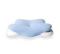 Cuscino di Supporto Cervicale In Memory Foam, Laterale, Cuscino Ergo Dormiente Allo Stomaco, Dimensioni del Collo di Memoria di Memorie Mousse e Spalla, 63 X 38 X 9 Cm Light blue