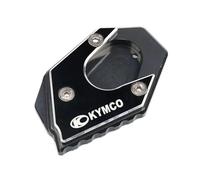 Cuscino di supporto laterale per moto Per KYMCO Xciting 250 300 350 400 400i 250i 300i 350i CNC Cavalletto Laterale Supporto Estensione Piastra Allarga(Titanium-KYMCO)
